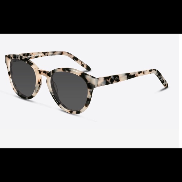 Eye Buy Direct Accessories - Ivory Tortoise Round Sunglasses, Case, and Cloth